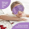 thumbnail image 5 of Cold Eye Mask Puffy Gel Eye Mask, Dark Circles, Reusable Eye Ice Pack for Hot Cold Therapy (Purple), 5 of 5