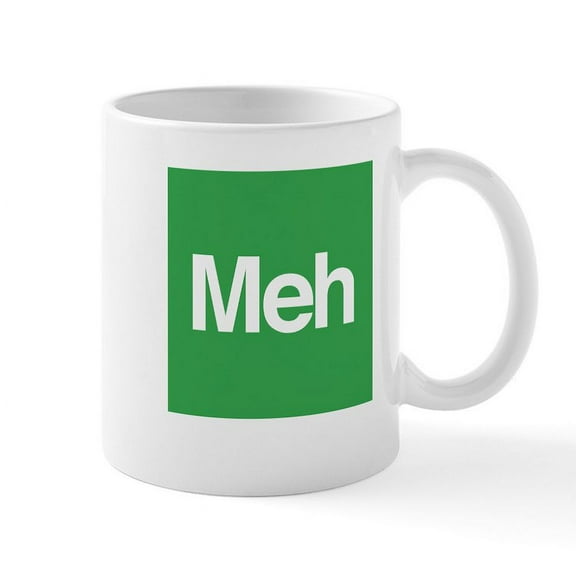 CafePress - Meh Element - 11 oz Ceramic Mug - Novelty Coffee Tea Cup