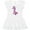 AA-White, variant on Inktastic Girl Giraffe Girls Toddler Dress