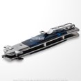 thumbnail image 4 of Munetoshi 9" Blue Wood Handle Spring Button Folding Comb Hair Styling Pocket Carrying, 4 of 6