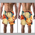 thumbnail image 3 of luoweisi Men's Beach Shorts Quick Dry Swim Trunks with Mesh Lining Shell L, 3 of 5