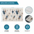 thumbnail image 6 of Brown Green Diamond Placemats Set of 12, Modern Geometric Middle Century Beige Placemats for Dining Table, Place Mats for Kitchen Tabletop, Waterproof Wipeable Dining Table Mats Set, 6 of 9