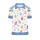 thumbnail image 5 of Mujeres de Verano Tops Casual de Moda Pascua Impresa Solapa Top, Cuello Redondo Tops para las Mujeres Manga Corta Poliéster para el Hogar Y el Uso Diario, 5 of 6