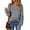 Gray, variant on Sweaters for Women Casual V Neck Long Sleeve Pullover Winter Lightweight Crochet Hollow Out Knit Jumper