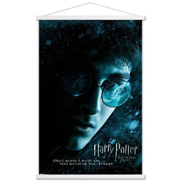 Harry Potter and the Half-Blood Prince - Harry Close-up One Sheet Wall Poster with Wooden Magnetic Frame, 22.375" x 34"