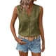 thumbnail image 3 of TaTaai Women's Summer Camisole Top Sleeveless V-Neck Cut-Out Solid Color Casual Layered Vest Blouse Gift, 3 of 9