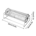 thumbnail image 3 of 360° Rotating BBQ Grill Basket Roller – Stainless Steel Rolling Barbeque Grill Cage with Long Wooden Handle, Barbeque Grill Outdoor, Barbecue Grill Tool, 3 of 9