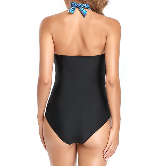 Vedolay Swimsuit Women Womens Boyleg One Piece Swimsuit Racerback Swimwear Training Swimming Suits,Blue L