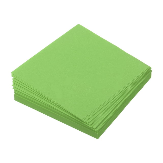 Uxcell Origami Paper Double Sided for Art Craft Project Beginner 100 Sheets Green 2.5x2.5 inch