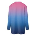 thumbnail image 5 of idosla Long Cardigans for Women Open Front Lightweight Tie Dye Trendy Cardigans Long Sleeve Button Up Cardigan with Pocket (Blue, M), 5 of 8