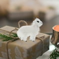 thumbnail image 6 of Dayesque Plush Goat Figurine Lifelike Goat Stuffed Faux Plush Lamb Dolls Christmas Ornaments for Stuffed Lamb Table Decorations, 6 of 8