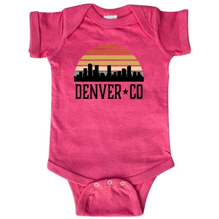 

Inktastic Denver Colorado Skyline Vintage Gift Baby Boy or Baby Girl Bodysuit