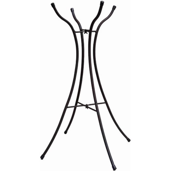 Garden Metal Hourglass Shape Bird Bath Stand for Outdoors | Fits up to 18" Diameter Bowls | Weatherproof Easy Assembly | 4 Stable Legs for Garden Patio Outside