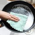 thumbnail image 2 of Microfiber Kitchen Scouring Pads Reusable Absorbent Multipurpose Cleaning Cloths 20 Pack, 2 of 9