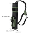 thumbnail image 2 of Carcaj de tiro con arco con sistema Molle, bolsillo, porta flechas ligero, doble uso, bolsa ajustable para tiro al blanco y caza, 2 of 6