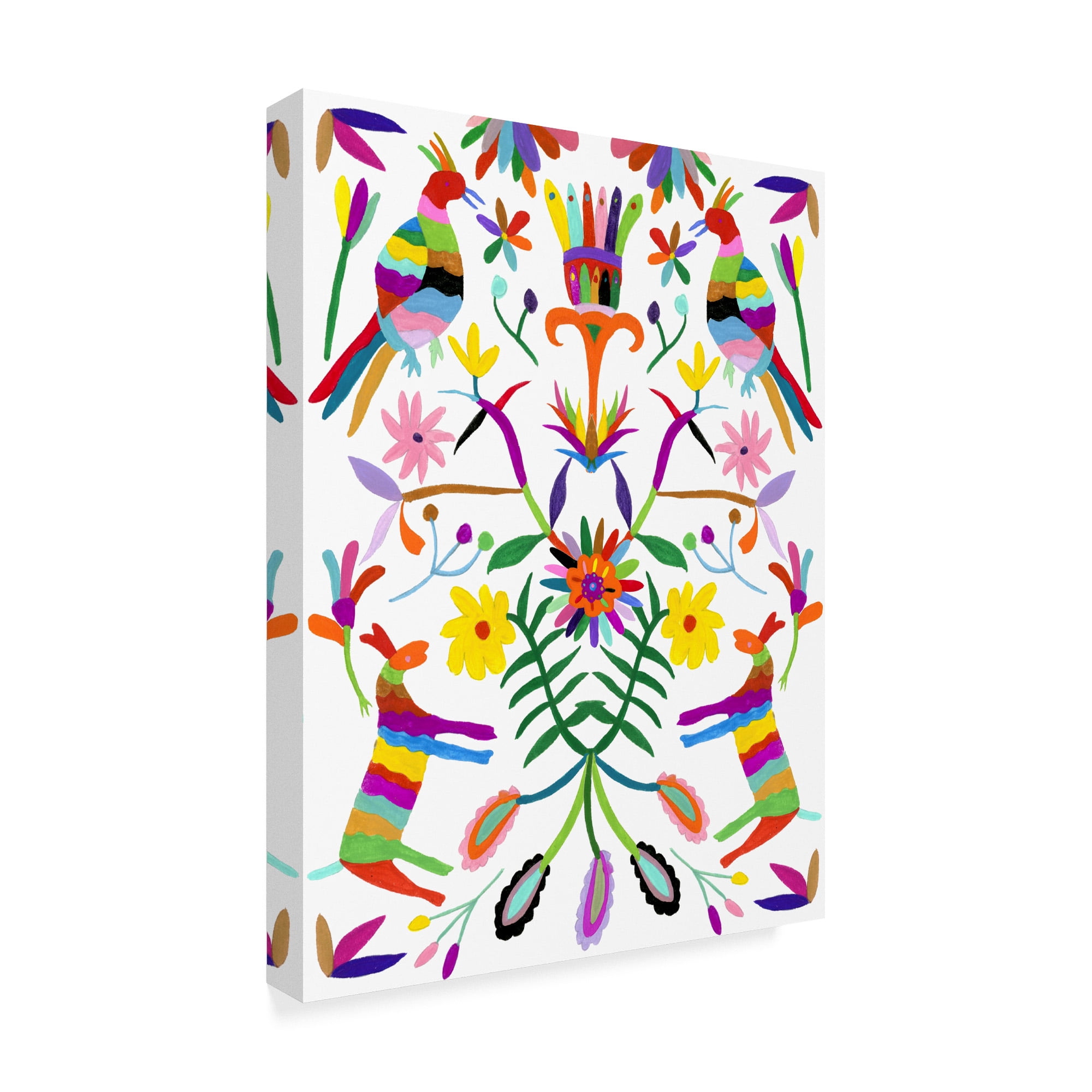 Trademark Fine Art 'Modern Otomi I' Canvas Art by Melissa Wang