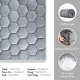 thumbnail image 6 of Sonive Mattress Pad Waterproof Ultra Fluffy Soft Breathable Noiseless Quilted Fitted Mattress Protector Premuim Alternative Filling Topper Deep Pocket up to 21" (Grey, Cal King), 6 of 7