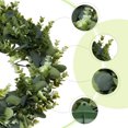 thumbnail image 2 of Unique Bargains Eucalyptus Wreaths for Front Door Handmade Wreath Window Wedding Decor 18", 2 of 7