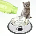 thumbnail image 3 of Byepica 3PCS Pet Bowl Stainless Steel Non-skid Base Dog Bowl Cat Bowl with 2 Food Scoop, 3 of 10