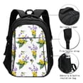 thumbnail image 3 of Vsdgher Lavender Flowers Print Travel Laptop Backpack, Laptops Backpack with USB Charging Port, Water Resistant Computer Bag Gift for Men & Women, 3 of 7