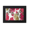 thumbnail image 1 of Red Yellow Flower Pattern Desktop Photo Frame Ornaments Picture Art Painting, 1 of 3