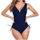 thumbnail image 1 of Mujeres Ruffles Soild Body Sexy Backless Halter Beach Bikini Traje de baño Fridja nalpqowj53919, 1 of 8