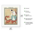 thumbnail image 2 of Fashion Magazine - February 1923 - Woman Feeding a Chinese Dragon - Vintage Magazine Cover by George Wolfe Plank c.1923 - Fine Art Rolled Canvas Print 16in x 20in, 2 of 4