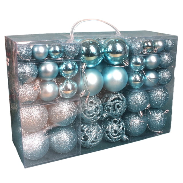 Juego de adornos de bolas de Navidad, decoraciones estacionales para árbol de Navidad, decoración para fiestas de bodas y vacaciones