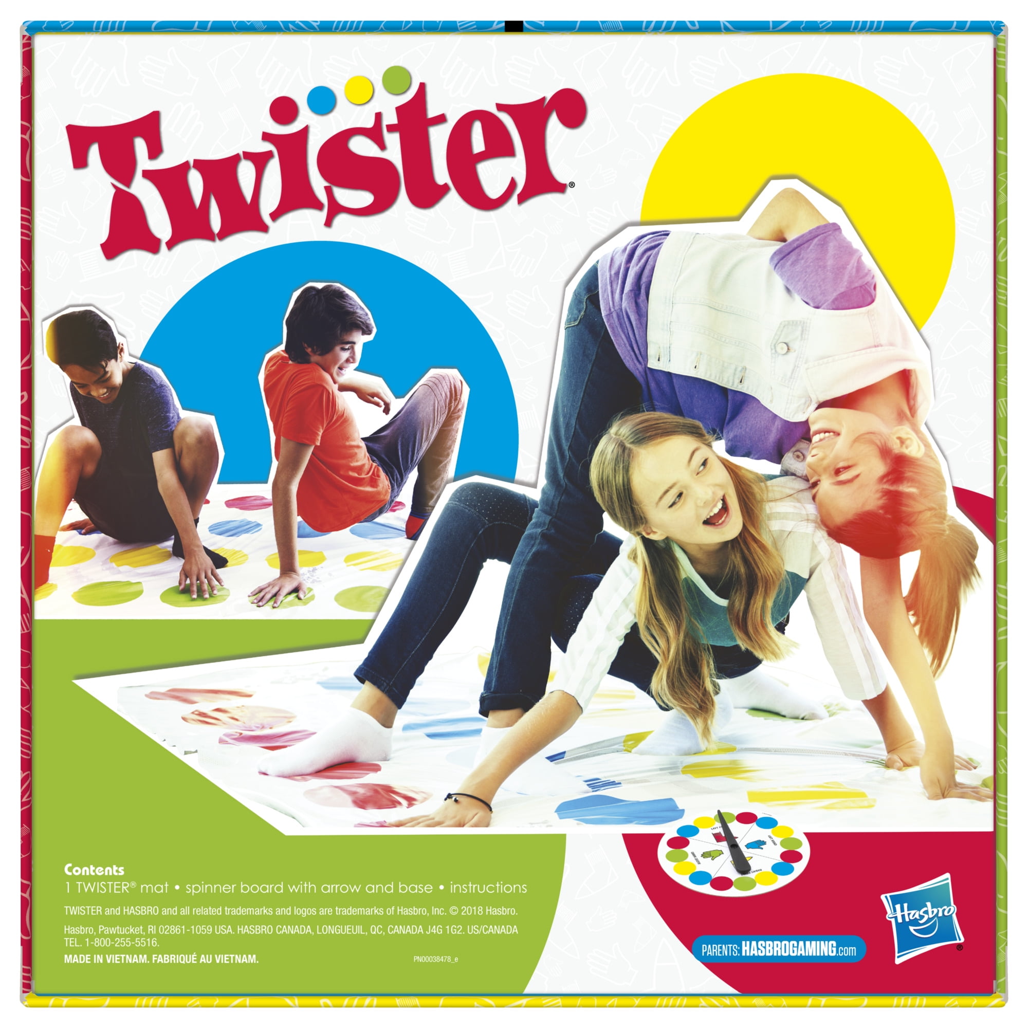 Twister Game with Spinners Choice & Air Moves, 2+ Players, NonCandy Easter Basket Stuffers Gifts  (图3) Twister Game with Spinners Choice & Air Moves, 2+ Players, NonCandy Easter Basket Stuffers Gifts  (图3)
