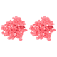 thumbnail image 1 of 100 Piezas Guijarros Reutilizables Que Brillan en para Paisajismo Al Aire Libre () Rosa, 1 of 4
