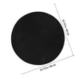 thumbnail image 2 of OHOIOLLA 2Ud Tapete Reutilizable Para Barbacoa Redondo De Material Resistente Negro, 2 of 6