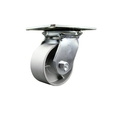 4 Inch Heavy Duty Top Plate Semi Steel Swivel Caster with Roller Bearing SCC