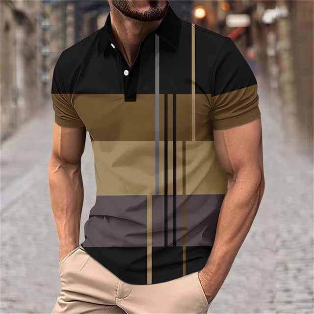 Weiqiqre T-Shirts Chemises pour Hommes Manches Courtes Tee Bloc de Couleur Col Rond Chandail Décontracté Basique Chemises