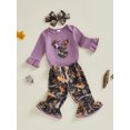 thumbnail image 5 of BemeyourBBs Newborn Baby Hunting Deer Outfit Infant Baby Girl Spring Fall Winter Outfit Long Sleeve Romper Jungle Camouflage Pants Headband 3Pcs Set, 5 of 10