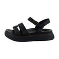thumbnail image 2 of Vionic Solana Women's Sandals Black Leather Size 7.5 W, 2 of 8
