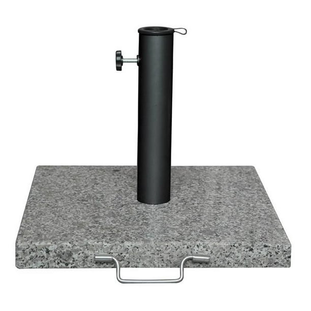 Bond 8015644 12.6 x 17 x 17 in. Gray Granite Umbrella Base Walmart