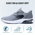 thumbnail image 4 of B BESUNEW Men Running Shoes Casual Tennis Walking Athletic Gym Lightweight Sneakers US 7-13, 4 of 16