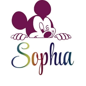 Personalized Name Vinyl Decal Sticker Custom Initial Wall Art Personalization Girls Peeking Mickey Mouse Hawaiian Print Pattern Design 10 X 14 Inches Walmart Com Walmart Com Personalized Name Vinyl Decal Sticker Custom Initial Wall Art Personalization Girls Peeking Mickey Mouse Hawaiian Print Pattern Design 10 X 14 Inches Walmart Com Walmart Com