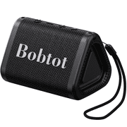 Wireless Portable Speaker,IPX7 Waterproof Bluetooth Speaker, Stereo Sound with Bass, TWS Pairing, Built-in Mic, 16H Playtime for Home, Outdoor,Camping - Black