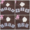 thumbnail image 6 of Uxcell 2 Inch Number Stencils, 20 Pack Reusable Plastic Numbers Templates Set 0-9 for Painting Style 2, White, 6 of 6
