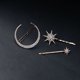 thumbnail image 2 of 3Pack Shiny Moon Star Rhinestone Hairpin Lady Girls Hair Clip Joyas Regalos Sunnimix Pinza de pelo de la horquilla, 2 of 7