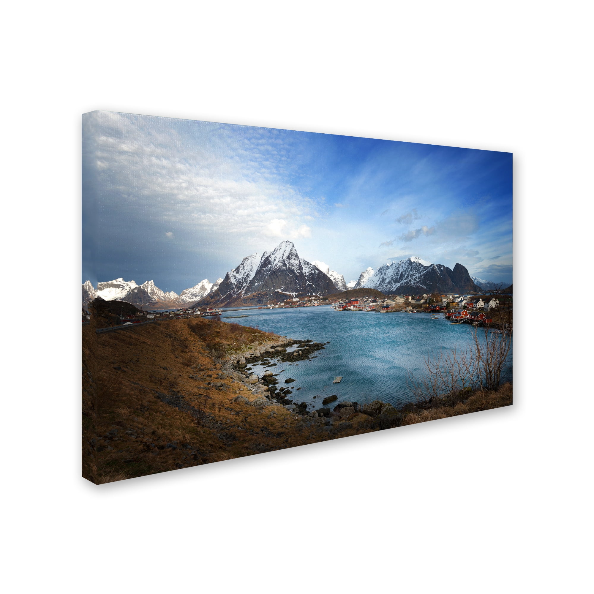 Trademark Fine Art "Reine - Norway" Canvas Art by Philippe Sainte-Laudy