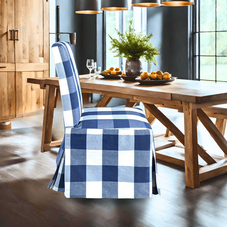 Ikea plaid chair sale