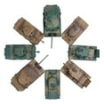 thumbnail image 1 of 8Pcs 4D 1:72 Ensamblar kits de tanques Colecciones Hobby Building Table Model Puzzle Army Battle Tank para juguetes Escritorio Navidad, 1 of 9