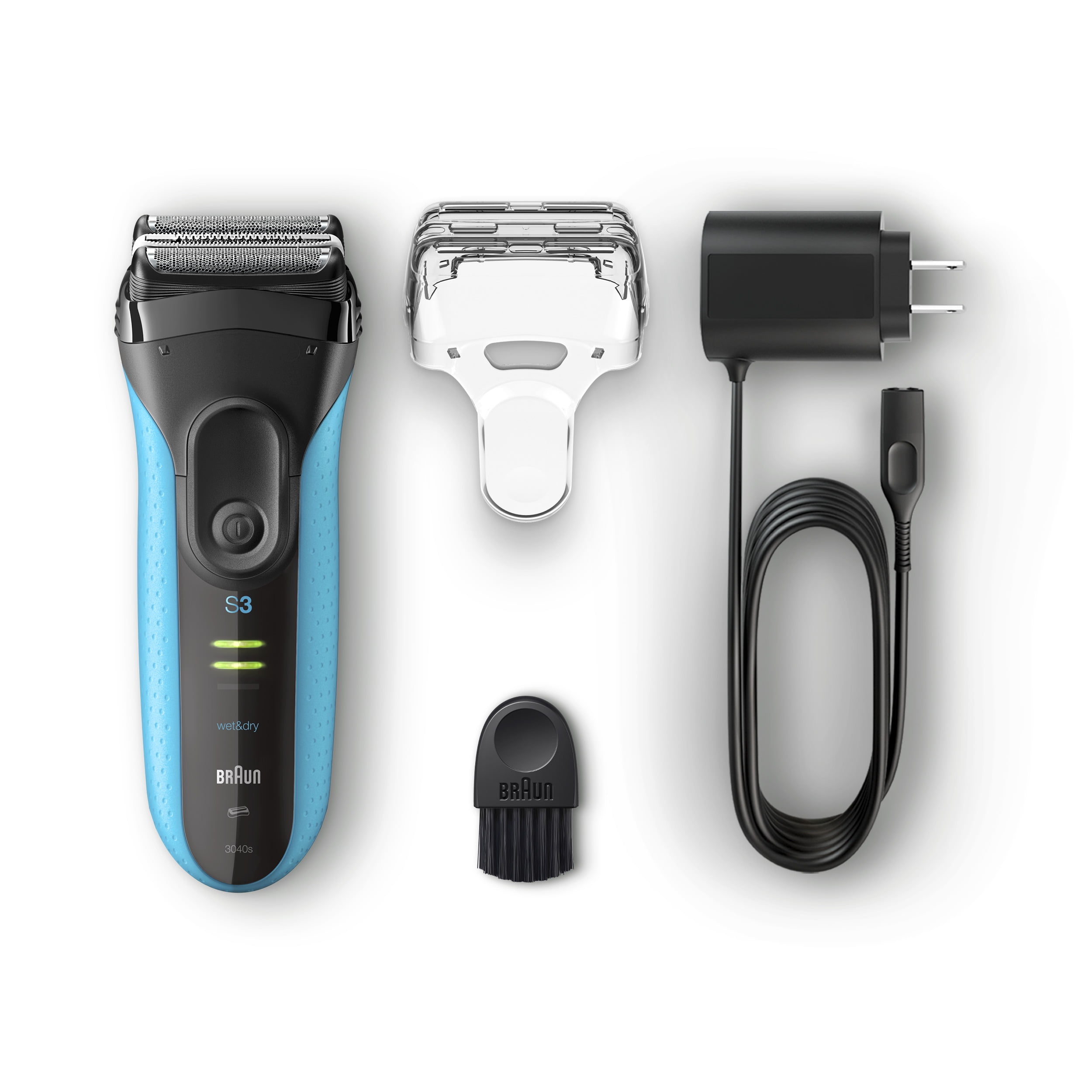 Braun Series 3 ProSkin 3040s Wet Dry Electric Shaver, Charging Stand -  Walmart.com