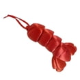 thumbnail image 1 of 3D Printed Red Gold Lobster Tail Figurine, 1 of 1