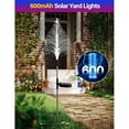 thumbnail image 4 of Naiovety Luces navideñas solares para exteriores IP65, impermeables, fáciles de instalar, decoraciones navideñas para exteriores, 2 uds. Kits de decoración para fiestas, 4 of 6