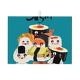 thumbnail image 1 of Balery I Love Sushi Alfombrilla de Secado para Cocina, 18x24 Pulgadas, Súper Absorbente para Platos y Encimeras, 1 of 7
