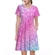 thumbnail image 1 of Disketp Fun Rainbow para Vestido de Manga Corta para Mujeres, Vestidos de Verano para Mujeres, Casual y Holgado para la Playa, 1 of 6