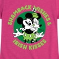 thumbnail image 3 of Disney - Shamrock Wishes Irish Kisses - Toddler And Youth Girls Short Sleeve Graphic T-Shirt, 3 of 5